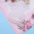 Polierter herzförmiger Rosenquarz-Stein für DIY-Schmuckzubehör und Design - Weißer Jade