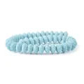 Light blue volcanic stone spacer beads for DIY jewelry making necklace accessories - 1 String (8x13mm, 48g) / Light Blue (No. 17)