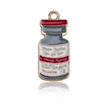 Pink and white enamel medicine bottle pendant with gold plating for DIY jewelry making - Gray Medical Bottle Enamel Charm
