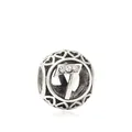 Ciondolo in lega d'argento con numero 7 e strass per bracciali fai-da-te eleganti - Numero 7