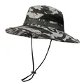 Dettaglio cappello camouflage con rete traspirante laterale e cordoncino regolabile - M(56-58cm) / Pattern Mimetico Inglese