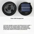 Ventilador solar y USB para sombreros con batería de 300mAh y varios niveles de velocidad - Accesorio de Ventilador Único