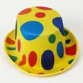 Sombrero de fiesta amarillo con lunares de colores para disfraces y actuación - M(56-58cm) / Moteado Amarillo (Color 4)