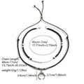 Ensemble de colliers superposés bohèmes pour hommes avec perles turquoise et croissant de lune - Style Pendentif Croissant