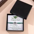 Afstudeerarmband met kompas van groen geweven touw en zilveren hanger in een doosje - Met Geschenkdoos / Groen