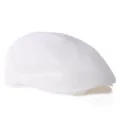 Coppola bianca traspirante in mesh per protezione solare con trama a maglia leggera - 58cm / Bianco