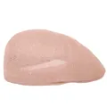 Breathable knit ivy cap in lotus root pink with mesh texture for summer sun protection - 58cm / Light Pink