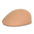 Classic camel wool flat cap in a stylish ivy style for men and women during autumn - M / Khaki