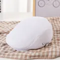 Gorra blanca de malla transpirable de verano con hebilla metálica lateral ajustable - Blanco