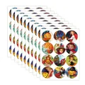 Lot de 120 autocollants Halloween vintage avec citrouilles et chats noirs pour emballage - Style Halloween Vintage(QT1484)