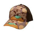 Braune Capybara Cartoon Baseballkappe für Kinder mit Sonnenschutz und süßen Drucken - Verstellbar / Kaffeebraun