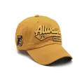 Berretto da baseball giallo zenzero in cotone con ricamo 3D New York City 75 - Regolabile / Giallo