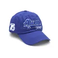 Cappellino da baseball blu reale in cotone con ricamo Always 75 New York City - Regolabile / Blu