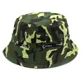 Unisex jungle camouflage sun hat with SPORT drawstring and breathable metal eyelets - M (56-58cm) / Camouflage 4