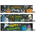 Set de 15 pegatinas para botellas de agua con motivos de calabazas y fantasmas - Estilo 1 (QT969-1)