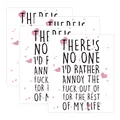 Funny wine bottle labels with humorous black text and pink hearts for party decor - Pink Heart Humor (QT955-12) / 4pcs