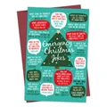 Carte de Noël verte amusante avec blagues et enveloppe rouge pour les fêtes - Blagues Parodiques Star Wars(QT1029-18)