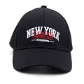 Cappellino da baseball nero in cotone con ricamo NEW YORK 1983 e visiera curva - Regolabile / Nero