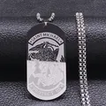 Saint Michael Protect Us Archangel shield pendant with bead chain in stainless steel - Silver