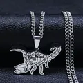 Pendentif scorpion steampunk mécanique en acier inoxydable argenté poli et brillant - Argent