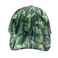 Taktische Baseballkappe mit Wald-Blatt-Tarnmuster für Outdoor-Jagd und Freizeitaktivitäten - Verstellbar / Dichtes Grünes Blatt Camouflage Stil (Stil 2)