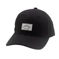 Classic black cotton baseball cap with Los Angeles vintage embroidered patch design - Black Los Angeles Patch (Style 1)
