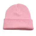 Bonnet en maille rose pour la chaleur hivernale en extérieur - Taille unique / Rose