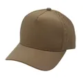 Khakifarbene 5-Panel-Baseballkappe, schnelltrocknend mit lasergeschnittenen Belüftungslöchern - Verstellbar / Khaki