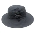 Détail du chapeau de soleil avec ouverture pour queue de cheval et mesh respirant - M (56-58cm) / Style Régulier / Noir