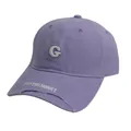 Vintage lavendel baseballpet met G-borduurwerk en Own The Moment tekst op de rand - Verstelbaar / Paars