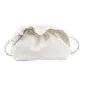Sac nuage blanc minimaliste à plis avec bandoulière réglable pour porter en travers - Blanc
