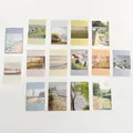 Detailed grid of 15 Impressionist art cards featuring landscapes and floral designs - Seurat B
