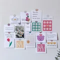 Floral wall decor card set with daisy patterns and motivational quotes for bedroom decoration - Daisy Illustration Style