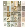 Set of 30 aesthetic Morandi-toned Nordic retro wall cards with artistic motifs - Art Vintage Style (QT140)