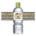 Etiquetas de botellas de agua graduación 2025 con purpurina dorada y gorro de graduado - Estilo Clase de 2025 Rayas Blanco y Negro (QT1268-1)