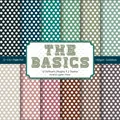 The Basics 6x6 inch 160gsm Polka Dot cardstock set for DIY scrapbooking and crafts - Polka Dot Series (QT684)