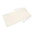 Custodia bianca in microfibra per occhiali da sole con doppia chiusura a coulisse - Beige / 18*27cm