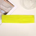 Elastic bright yellow sports headband for running and fitness training for men and women - Neon Yellow