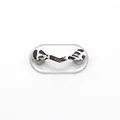 Magnetic eyeglass holder with stylish leopard pattern acrylic finish for collars - Upgraded / Leopard Print