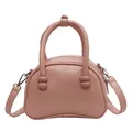 Borsa a mano Boston rosa con manico e tracolla rimovibile per il pendolarismo quotidiano - Rosa Chiaro