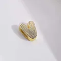 Pflaster-Zirkonia Buchstabe V Anhänger in Gold für DIY Schmuckherstellung Projekte - Gold Buchstabe V
