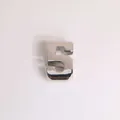 Vintage 3D silver-finished number 5 metal pendant for DIY bracelet and jewelry making - Silver Number 5