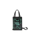Borsa a tracolla nera a forma di libro con stampa Wicked Witch verde e tracolla a catena - Stile Strega Cattiva (Style 2)