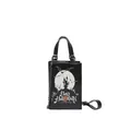 Borsa a mano di Halloween con motivo a zucca, catena in metallo e tracolla nera - Stile Felice Halloween (Style 3)
