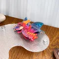 Cute pterosaur hair claw clip made of colorful gradient premium acetate material - Pterosaur / Pterosaur Red