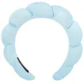 Padded light blue sponge headband with soft knit texture and handmade inner label - Single Hairband / Sky Blue