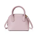 Sac bandoulière rose violet pour femme en forme de coquille avec finitions dorées - Violet