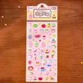 Simpatici adesivi in schiuma 3D con motivi di frutta e dessert per scrapbooking fai-da-te - Schiuma / Budino alla Frutta