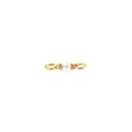 18K vergulde parelconnector met zirkonia-accenten voor DIY-sieraden maken projecten - Goud