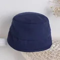 Cappello da pescatore in cotone blu navy per bambini dal design minimalista - Taglia unica / Blu scuro